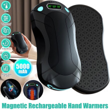 Wiederaufladbarer magnetischer Handwärmer, 3 Heizstufen, langlebig und sicher, tragbar für Damen und Herren, ideal für Golf, Jagen, Camping und