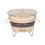 Colaxi Small Grill Camping Πολυλειτουργική ψησταριά BBQ Φορητή πήλινη ιαπωνική ψησταριά για 5