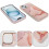 Capa resistente de mármore compatível com iPhone 15 Plus Pro Max, capa híbrida para celular resistente a impactos. 6