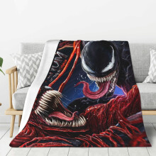 Koc polarowy Venom, supermiękki i przytulny, dla mężczyzn, kobiet, osób starszych i dzieci – cechy pościeli – supermiękki, 50" x 40"