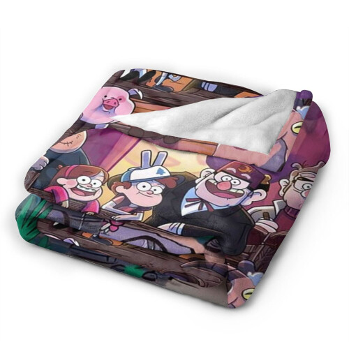 Κουβέρτες Gravity Falls βελούδινες κουβέρτες ταξιδιού Υπνοδωμάτιο σαλόνι καναπές 1