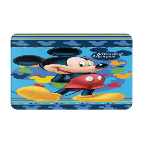 Πατάκι πόρτας Mickey Mouse, αντιολισθητικό πλενόμενο χαλί για εσωτερικούς και