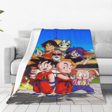 Dragon Ball Anime Pläd Mysig Varm Flanellfilt För Soffa Sovrum Vardagsrum Soffa Camping Resor