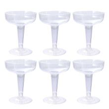 Eease Clear Plastic Wine Glasses for Parties and Weddings (10pcs, 120ml)