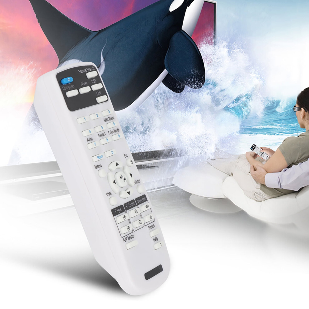 Emoshayoga Universal Projector Remote Control, Compatible With Ex3220/Ex5220/Ex5230/Ex6220/Ex7220/725Hd/730Hd 9004841017624