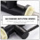 Eease Black Single Handle Kitchen Sink Faucet with Rotatable Sprayer 6