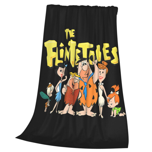 Υπερ-μαλακή κουβέρτα Flintstones για ενήλικες, πλενόμενη ελαφριά βελούδινη για καναπέ, 2