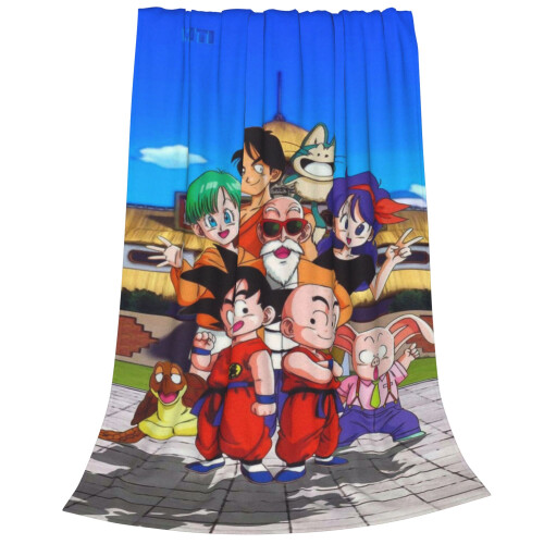 Κουβέρτα Dragon Ball Anime με ρίψη, ζεστή, φανελένια κουβέρτα για καναπέ, υπνοδωμάτιο, 1
