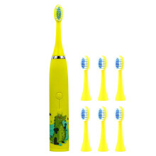 XIUH Halloween Clearance! Textile Electric Toothbrush Children USB Rechargeable Toothbrush Soft Hair Cleaning Tool (Yellowllow)
