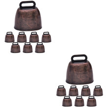 16 Pcs Metal Cow Bell Iron Bell Cattle Ornament Livestock Cow Bell Bell Ornaments