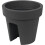 hanging balcony box Lofly railing 25 cm diameter, anthracite color 1