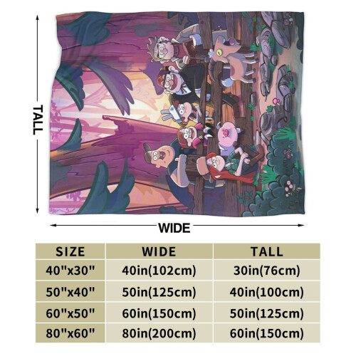 Κουβέρτες Gravity Falls βελούδινες κουβέρτες ταξιδιού Υπνοδωμάτιο σαλόνι καναπές 2