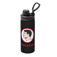 Καυκάσιοι Μονωμένο Μπουκάλι Νερού 18oz από ανοξείδωτο ατσάλι, φορητό ποτήρι για