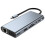 Διανομέας USB Dock 11in1 τύπου C, προσαρμογέας πολλαπλών θυρών 3.0, συμβατός με θύρα Ethernet 1