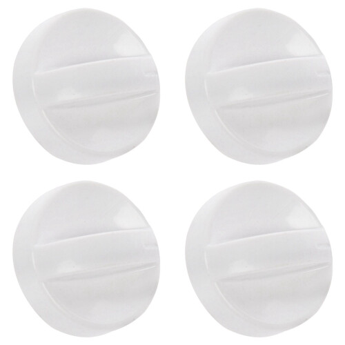 4X Magnetronoven 11 mm lange plastic draaiknop