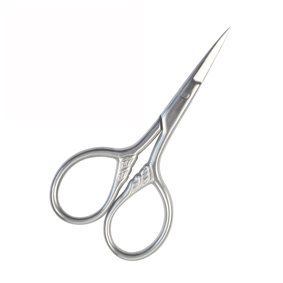 Stainless Steel Eyebrow and Cuticle Scissors with Precise Cutting Edge and Ergonomic Grip