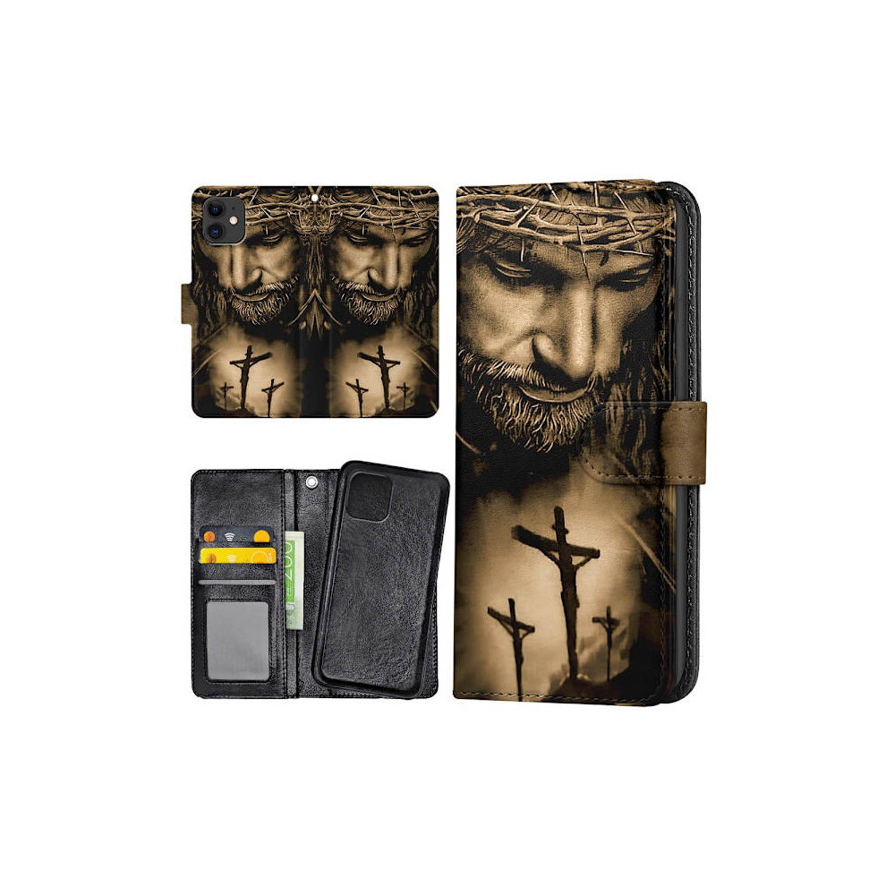 Compatible With Iphone 11 - Wallet Case/Skin Jesus 9340258932793