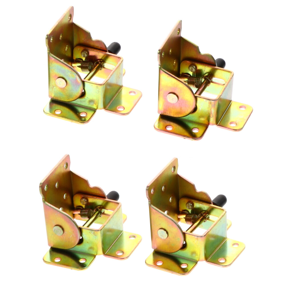 Guangmc 4Pcs Cabinet Hinges 90 Degree Folding For Wooden Box Gift Case 9340258933486