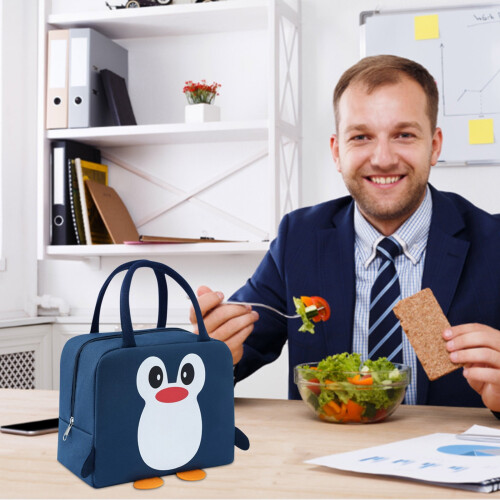 WinysinLunch Bag Μονωμένη Θερμική Τσάντα Αποθήκευσης Τροφίμων Φορητή Ταξιδιωτική Κουτί 1