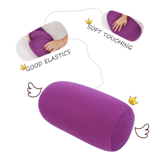 Μαξιλάρι πλάτης WALFRONT Micro Mini Microbead Tube Pillow Roll Άνετα μαξιλάρια για στήριξη αυχένα για 1