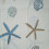 Αδιάβροχη κουρτίνα μπάνιου Prettyui με σχέδιο Big Sea Star PEVA 180x200cm 4