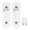 Bakplatta för Blink videodörrklocka, bakplatta med monteringstillbehör (vit - 2-pack) 1