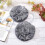 DIY2Pack Σκούρο γκρι δεσίματα κουρτινών, χειροποίητα στηρίγματα από υφασμάτινο 5