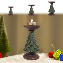 Lichidare Jacenvly: Bază pentru sfeșnic Nightmare Before Christmas Tree, compatibilă cu decorul din rășină, luminează nopțile de iarnă