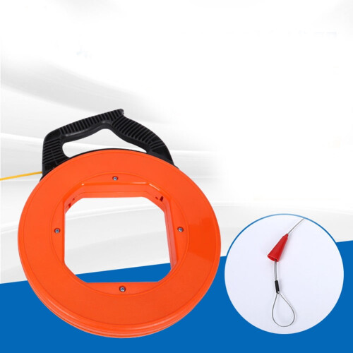 Orange spring head fiberglass fish-shaped cable puller cable puller wall cable 2