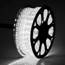 WSYW Lumini LED cu frânghie, impermeabile, pentru exterior, cu bandă LED de 110V, care pot fi tăiate și conectate