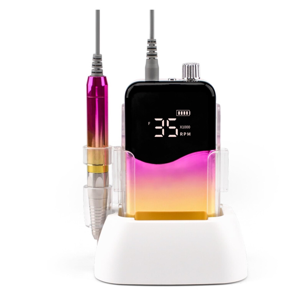 Electric Nail Drill 35000 RPM Rechargeable Professional Nail File for Acrylic and Gel Nails Ref: 1937