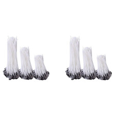 300Pcs Natural Candle Wicks, 100Pcs 8 Inch Candle Wicks, 100Pcs 6 Inch Candle Wicks, 100Pcs 4 Inch Candle Wicks