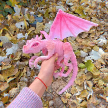 Kit de bricolaje Avdolw para crear dragones navideños: incluye limpiapipas, palitos de madera y adornos para elaborar decoraciones y regalos