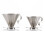 Set mit 2 Kaffeefiltern, Drippern und Sanduhren 5