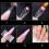 120 τεμάχια φόρμα νυχιών για πολυτζέλ - Ακρυλικά νύχια - Άκρες νυχιών Διαφανές Νο. - 8 6