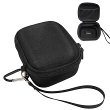 Borsa portaoggetti portatile jixopn per JBL Go4 - Custodia da viaggio antiurto e antigraffio con cordino e moschettone