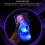 Πολύχρωμο φωτιστικό Ice Rose, 12 τεμάχια παγάκια LED που αναβοσβήνουν σε σχήμα ουράνιου 5