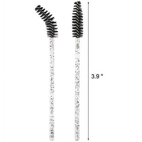 Dicasser 100PCS Crystal Eyelash Mascara Brushes Wands Applicator Makeup Kits 2