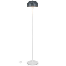 146 cm Stehlampe mit Fußschalter & E27-Glühlampensockel & Lampenschirm Stehleuchte
