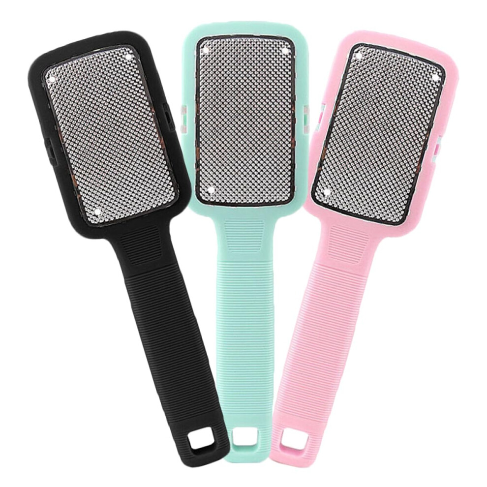 3pcs Foot File and Callus Remover with Long Handle for Smooth Feet and Home Pedicure