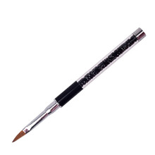 Nail Art Brush for Gel Polish with French Tip, Precision Detailing and Smooth Paint Flow