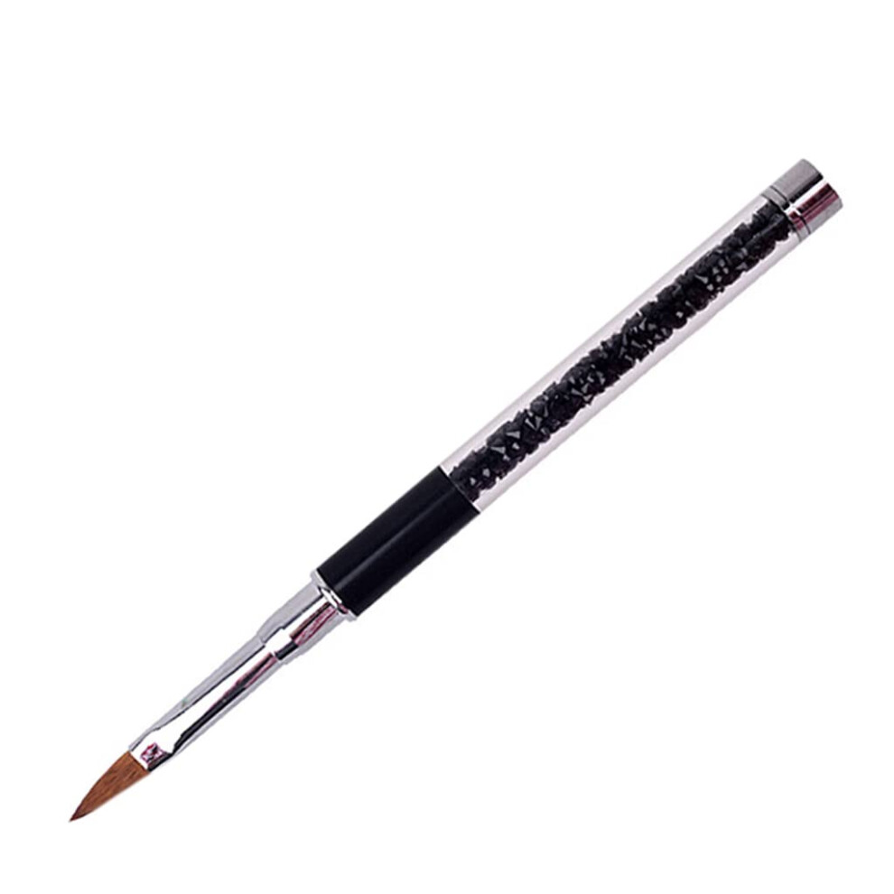 Nail Art Brush for Gel Polish with French Tip, Precision Detailing and Smooth Paint Flow