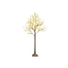 Albero luminoso a LED da 150 cm in betulla con luci LED bianche calde