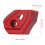 Protector de sensor ABS de aleación de aluminio roja para XMAX 400/300/250 2