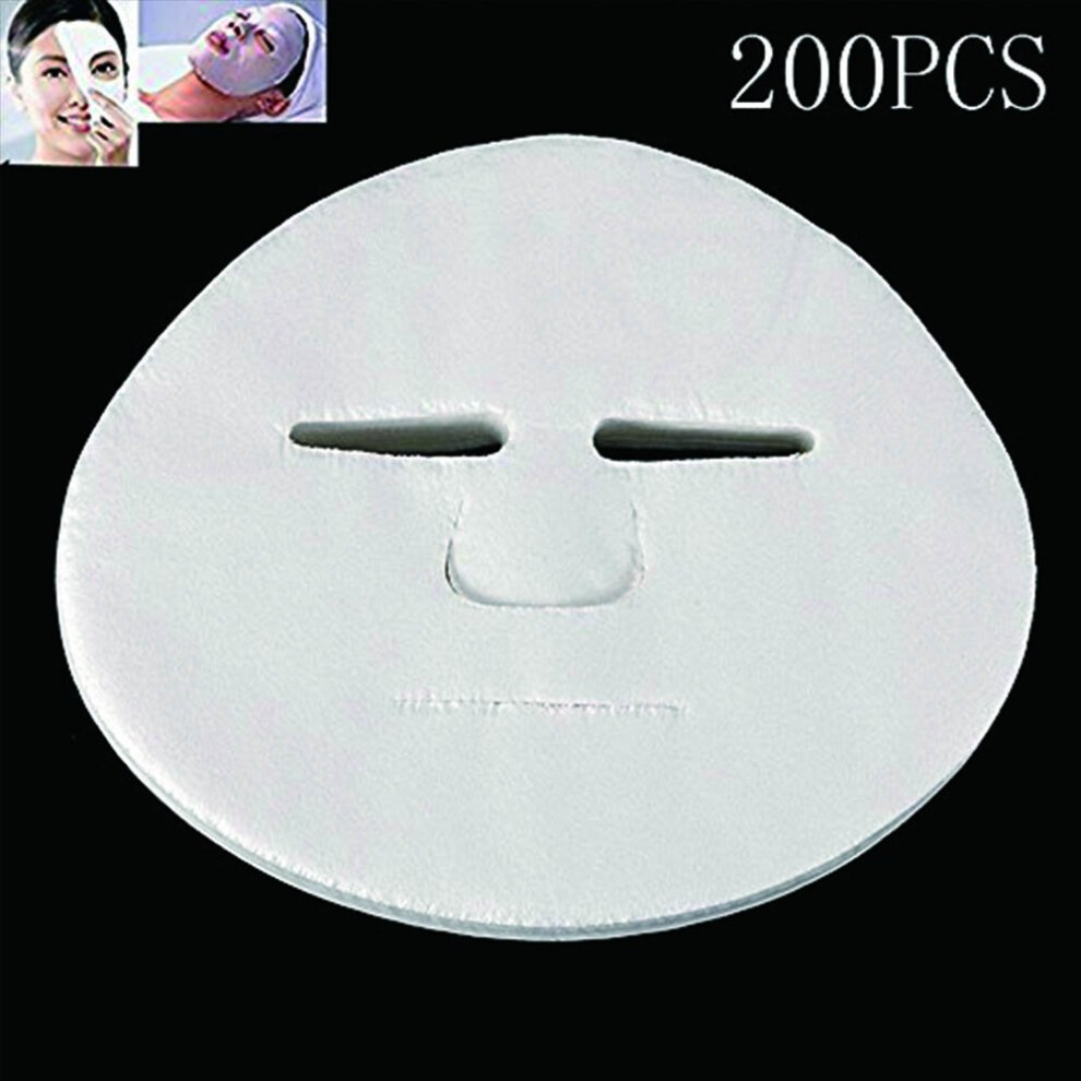 Facial Sheet Mask 200pcs DIY Compressed Cotton Nonwoven for Spa Salon Deep Hydration Skincare
