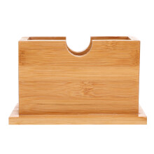 Boîte à mouchoirs, distributeur d'essuie-tout, porte-serviettes de table, plateau en bois, étui de bureau