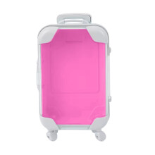YiFudd Simulazione camminabile Mini carrello portaoggetti Valigia Scatola porta cosmetici Decorazione per la casa