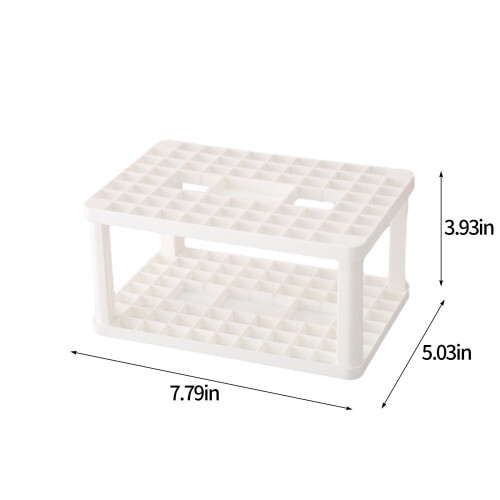Θήκη στυλό Fnyoxu1Pcs72Hole Συμβατή με πινέλα μακιγιάζ Ράφι στεγνώματος Οργανωτής 2