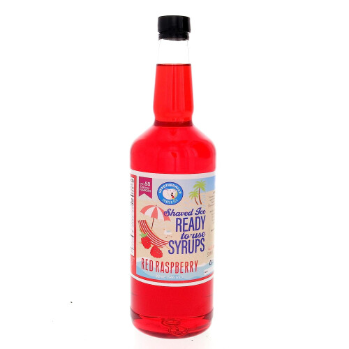 Σιρόπι με γεύση χωνιού Χαβάης σε λίτρο (32 fl. oz) έτοιμο προς χρήση - Ξυσμένος πάγος,