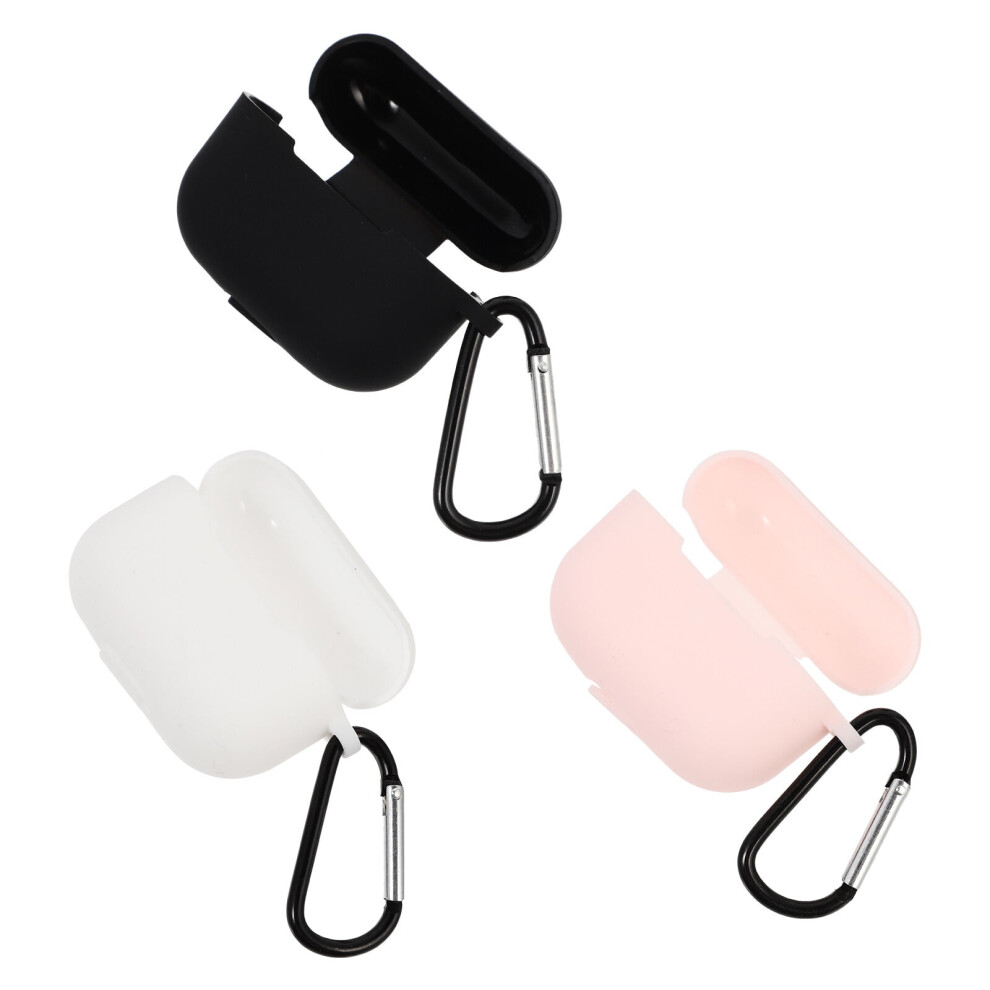 3 Pcs Silicone Earplugs Over The Wireless Headphones Earphone Case Carrying Earbud Holder 9191629179510